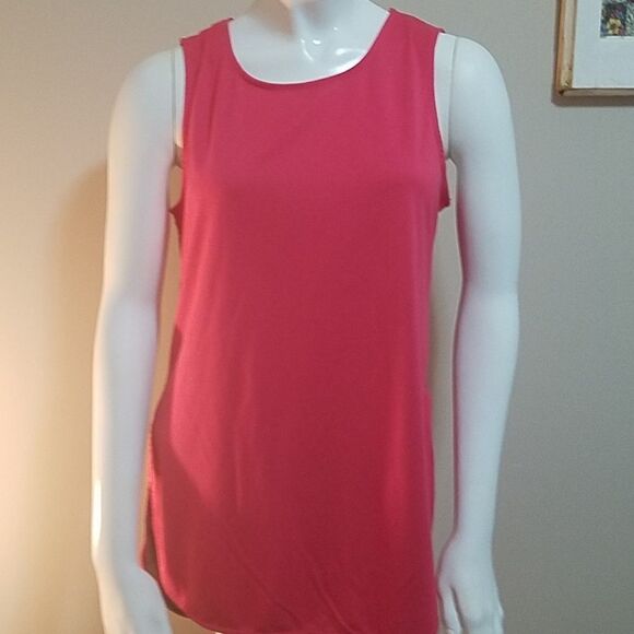 Tangerine Pink Tank Top (Small) - Picture 2 of 6